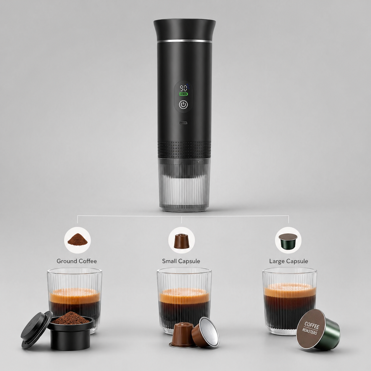 SHIRO BrewGo™ Portable Espresso Maker