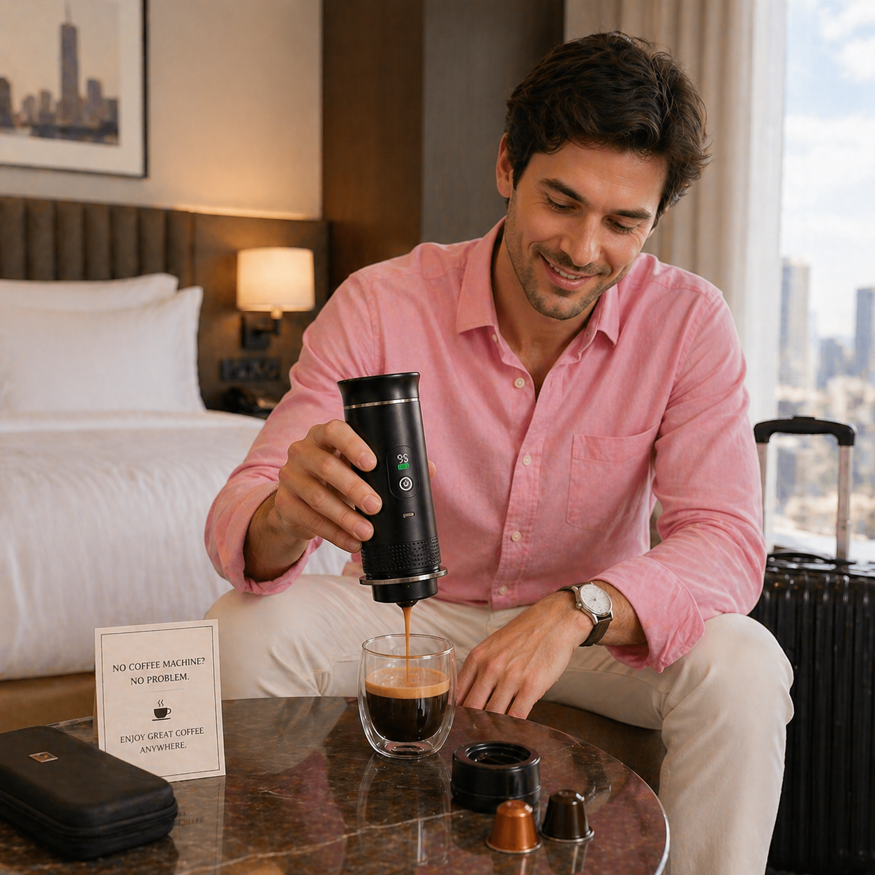 SHIRO BrewGo™ Portable Espresso Maker